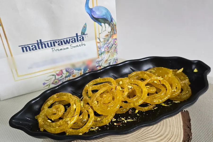 Desi ghee jalebi at Mathurawala, Baner